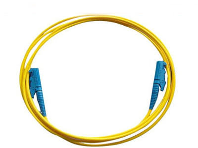 হলুদ Simplex E2000 ইউপিসি একক মোড ফাইবার প্যাচ কর্ড কাস্টমাইজড