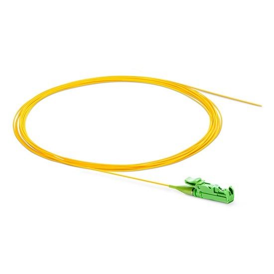 টেলিযোগাযোগ জন্য E2000 এপিসি ফাইবার অপটিক Pigtail পিভিসি LSZH 0.9 মিমি