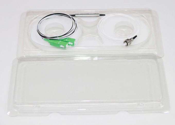 FWDM Tx 1550nm CWDM ডিভাইস 20 ডিবি লাইন মনিটরিং জন্য মেটাল টিউব বিচ্ছিন্নতা