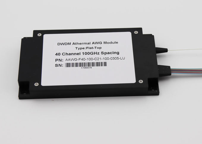 সর্বোচ্চ IL 5.0DB DWDM মাল্টিপ্লেক্সার 40Ch AAWG ABS বক্স 5 জি ফ্রন্ট হাউল / ডেটাসেন্টারের জন্য