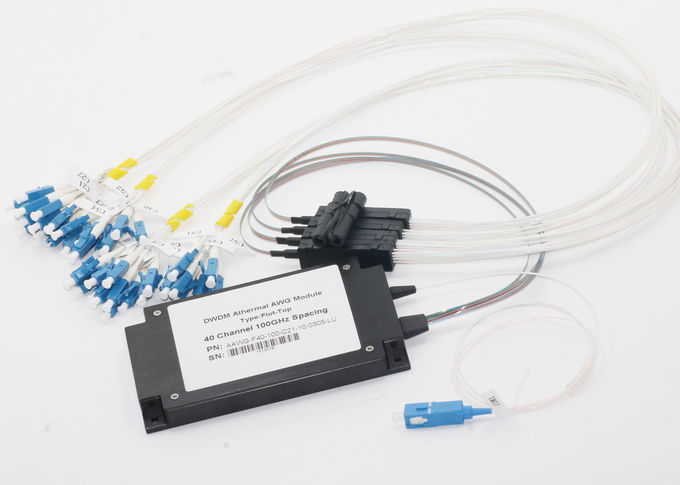 সর্বোচ্চ IL 5.0DB DWDM মাল্টিপ্লেক্সার 40Ch AAWG ABS বক্স 5 জি ফ্রন্ট হাউল / ডেটাসেন্টারের জন্য