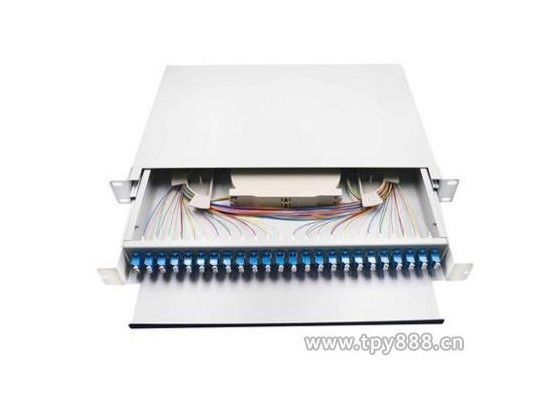 চীন উচ্চ ঘনত্ব FBT Coupler প্যাচ প্যানেল বিতরণ ফ্রেম ওডিএফ 19 &quot;প্রস্থ ROHS তালিকাভুক্ত সরবরাহকারী