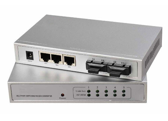 চীন অর্ধ / সম্পূর্ণ ডুপ্লিএস RJ45 পোর্ট অপটিক্যাল কেবল স্যুইচ, 10 / 100M অটো দ্রুত ইথারনেট স্যুইচ সনাক্ত করুন সরবরাহকারী