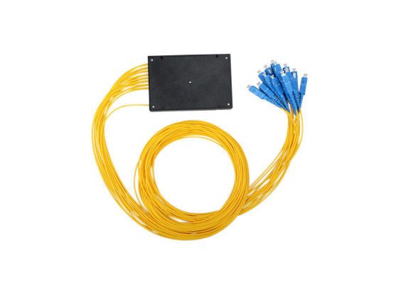 1/16 ওয়ে FTTH অপটিক্যাল কেবল Splitter, অপটিক্যাল কর্ড Splitter টেস্ট সরঞ্জাম জন্য ABS বক্স প্যাকেজ সরবরাহকারী