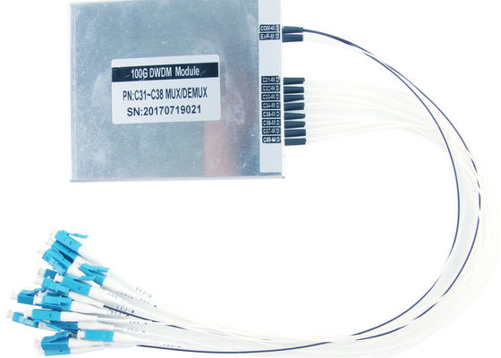 ব্রডব্যান্ড ট্রান্সমিশন 100GHz আইটিইউ চ্যানেল স্পেসিং জন্য DWDM আলু বক্স অপটিক্যাল মক্স ডেমক্স সরবরাহকারী