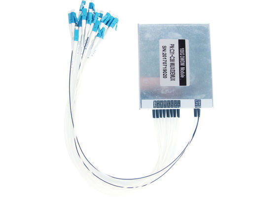 ব্রডব্যান্ড ট্রান্সমিশন 100GHz আইটিইউ চ্যানেল স্পেসিং জন্য DWDM আলু বক্স অপটিক্যাল মক্স ডেমক্স সরবরাহকারী